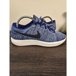 Nike Lunarepic Flyknit Blue Fusion Women's Running Shoes Size 10